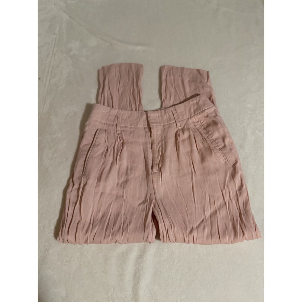 GAP Solid Light Ballet Pink Straight Leg Dress Pants Size 4 Regular Preppy